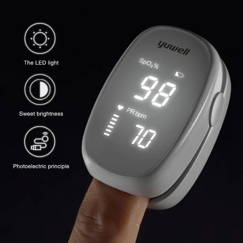 Finger Pulse Oximeter YX-102 LED Technology Yuwell