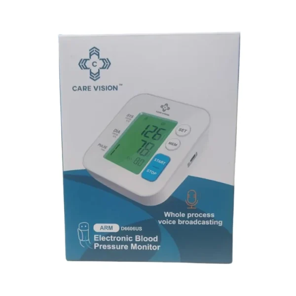 CareVision Blood Pressure Monitor With Back light D6606US