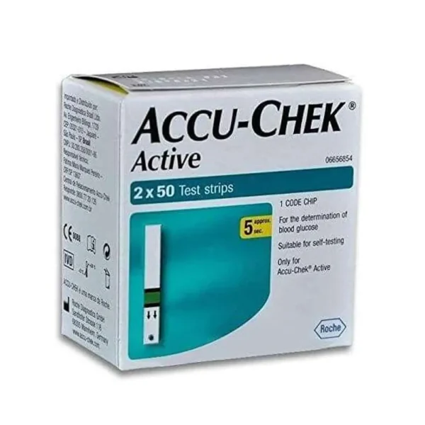 Buy Accu Chek Active 100 test strips online in Pakistan - Image 1